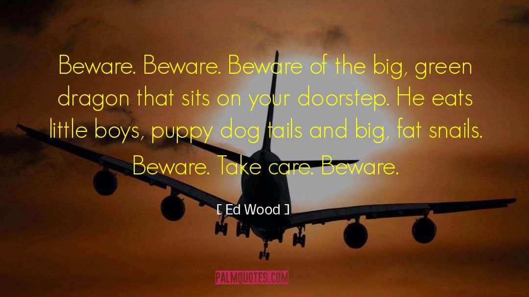 Ed Wood Quotes: Beware. Beware. Beware of the