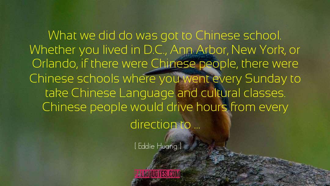 Eddie Huang Quotes: What we did do was