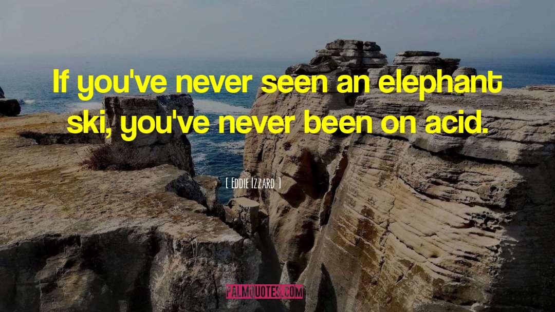 Eddie Izzard Quotes: If you've never seen an