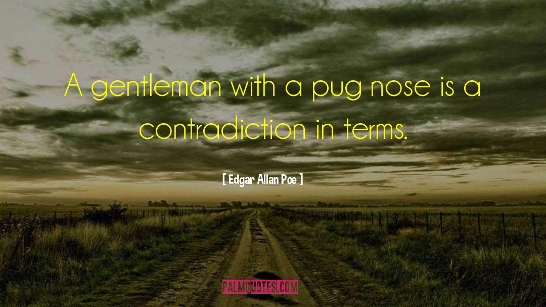 Edgar Allan Poe Quotes: A gentleman with a pug