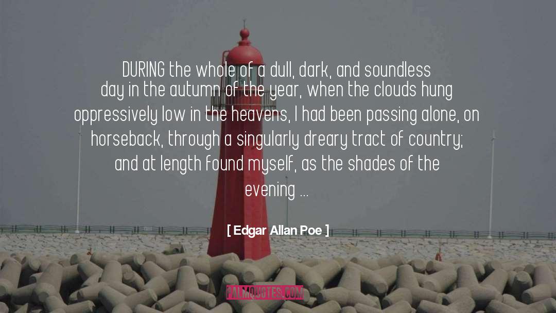 Edgar Allan Poe Quotes: DURING the whole of a