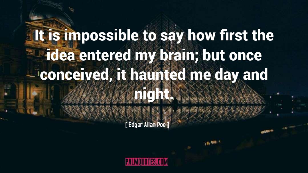 Edgar Allan Poe Quotes: It is impossible to say