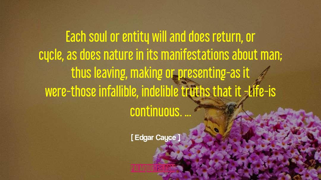 Edgar Cayce Quotes: Each soul or entity will