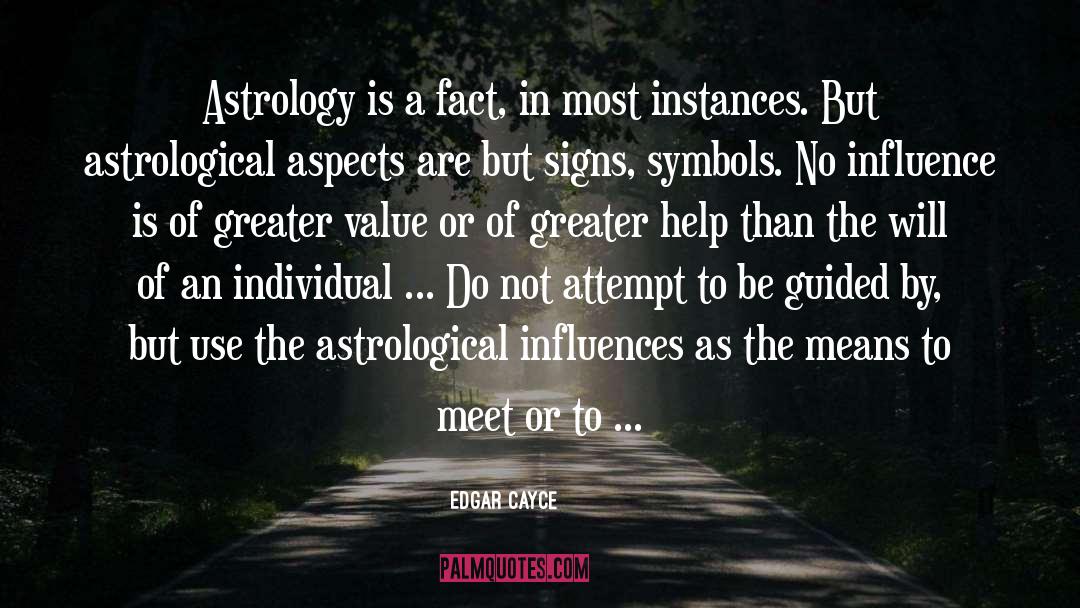 Edgar Cayce Quotes: Astrology is a fact, in