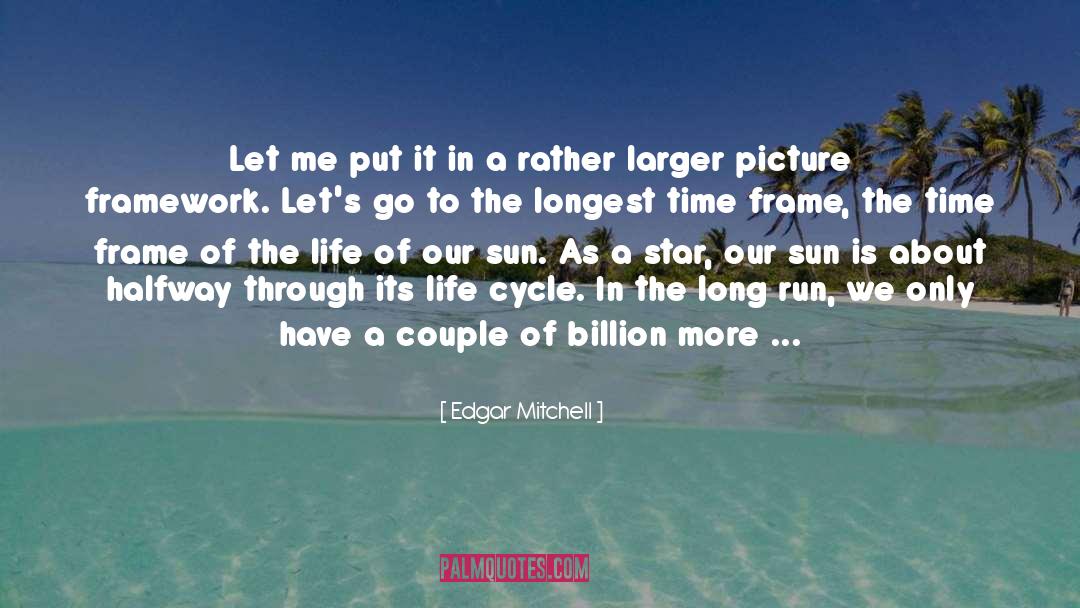 Edgar Mitchell Quotes: Let me put it in