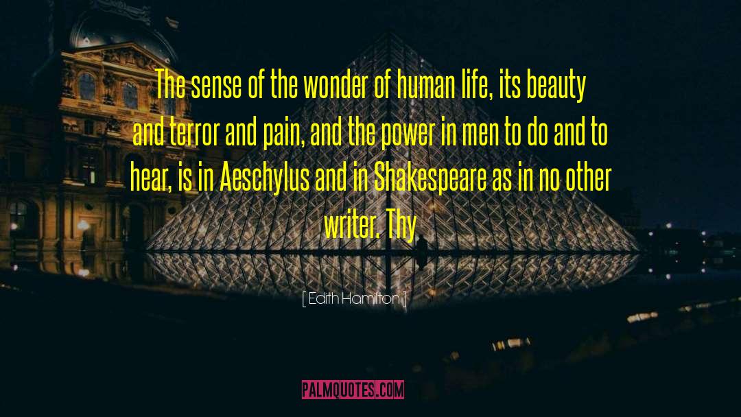 Edith Hamilton Quotes: The sense of the wonder