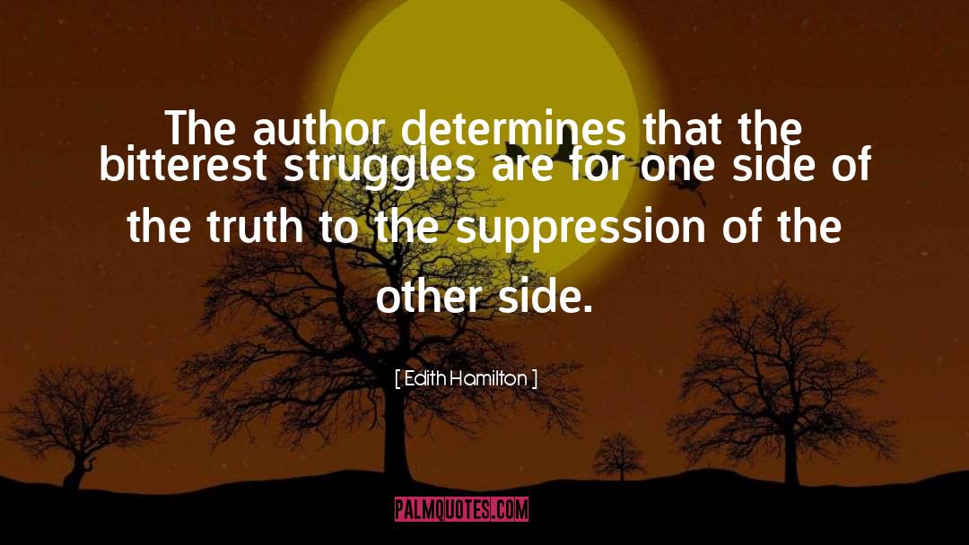 Edith Hamilton Quotes: The author determines that the