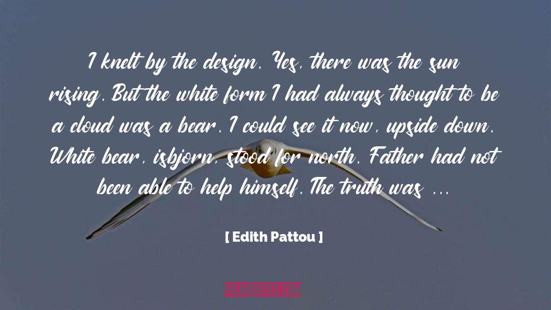 Edith Pattou Quotes: I knelt by the design.