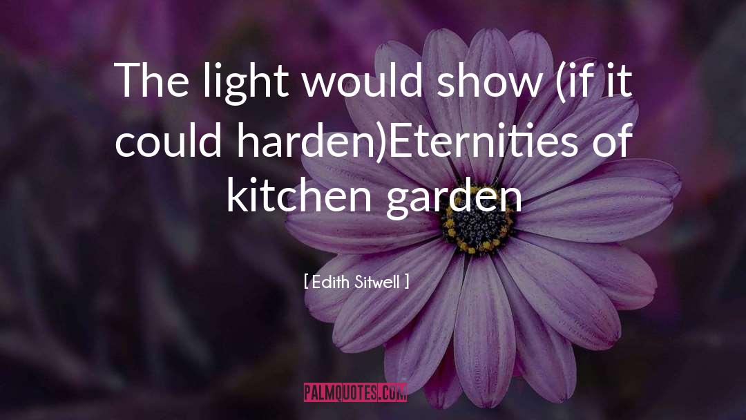 Edith Sitwell Quotes: The light would show (if