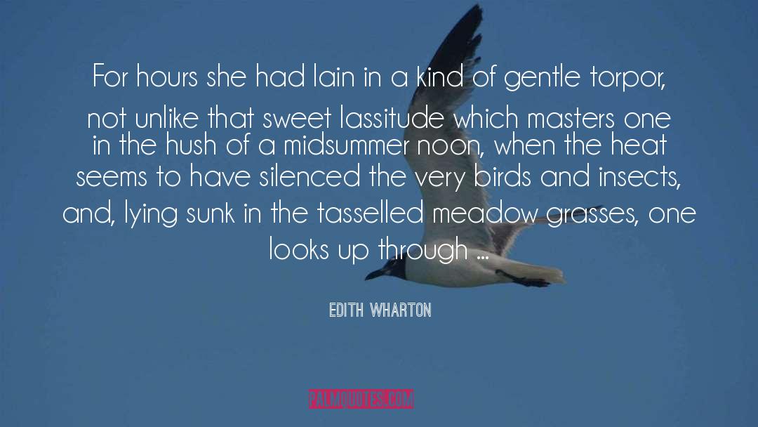 Edith Wharton Quotes: For hours she had lain