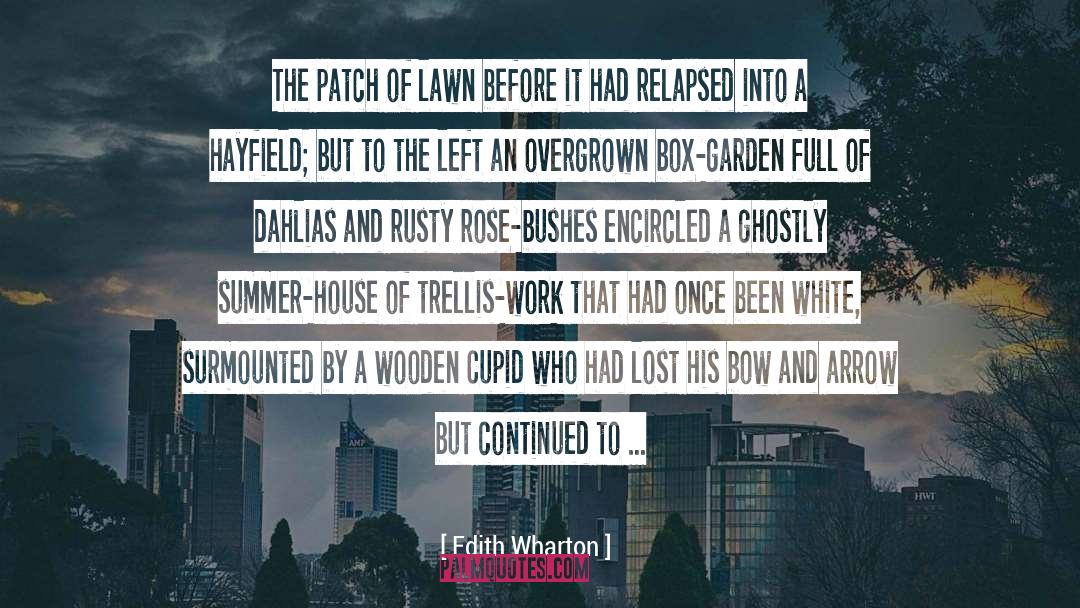 Edith Wharton Quotes: The patch of lawn before