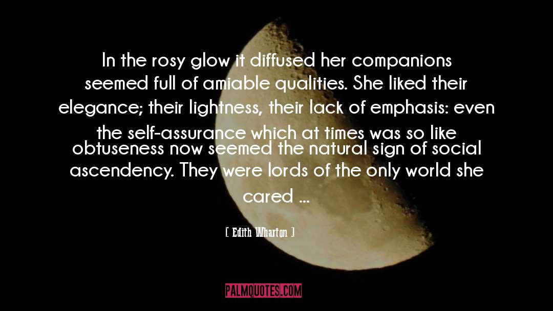 Edith Wharton Quotes: In the rosy glow it