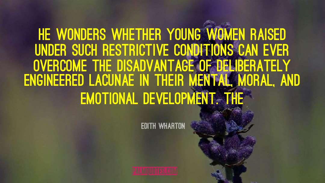 Edith Wharton Quotes: He wonders whether young women