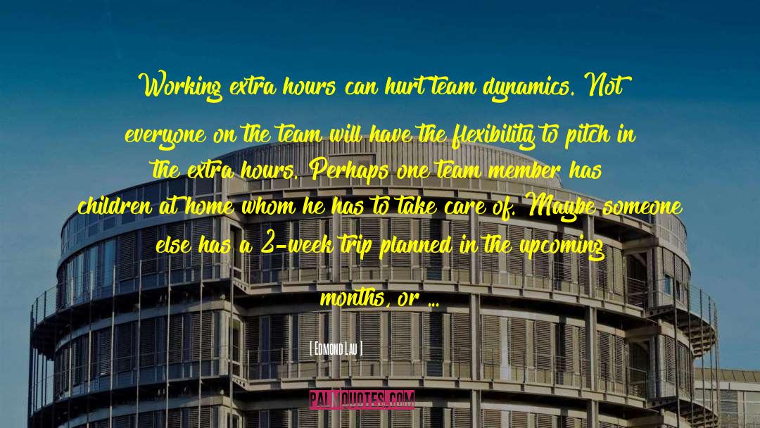 Edmond Lau Quotes: Working extra hours can hurt