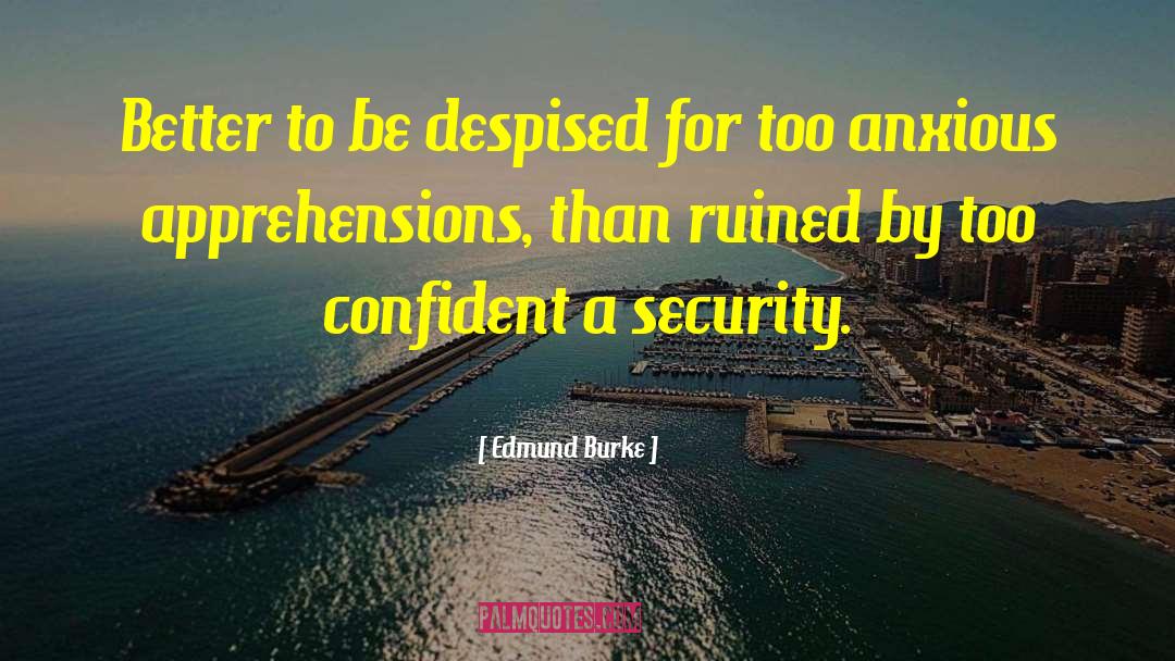 Edmund Burke Quotes: Better to be despised for