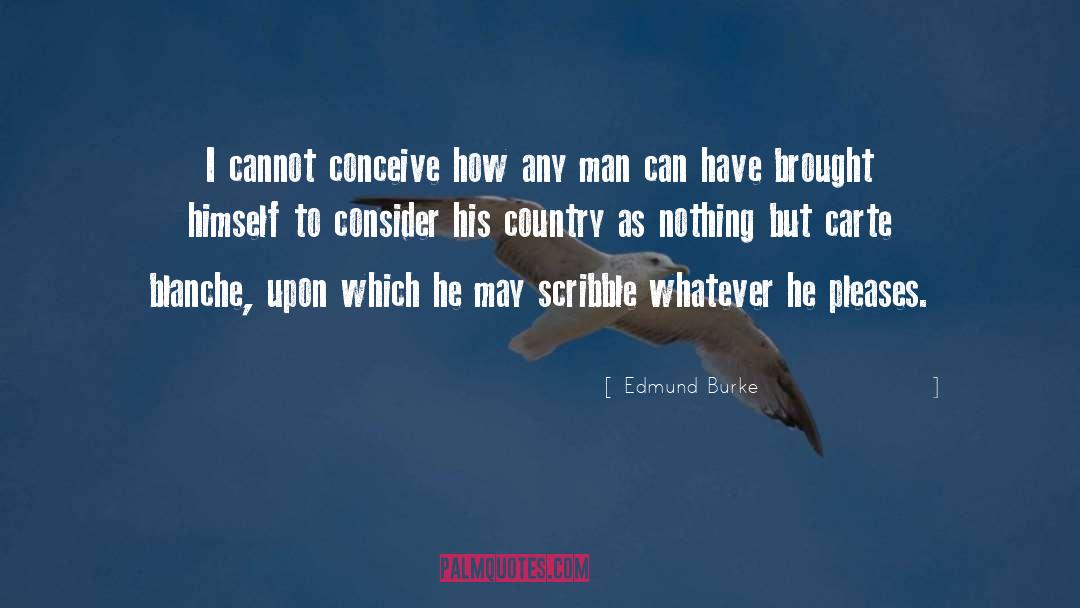 Edmund Burke Quotes: I cannot conceive how any