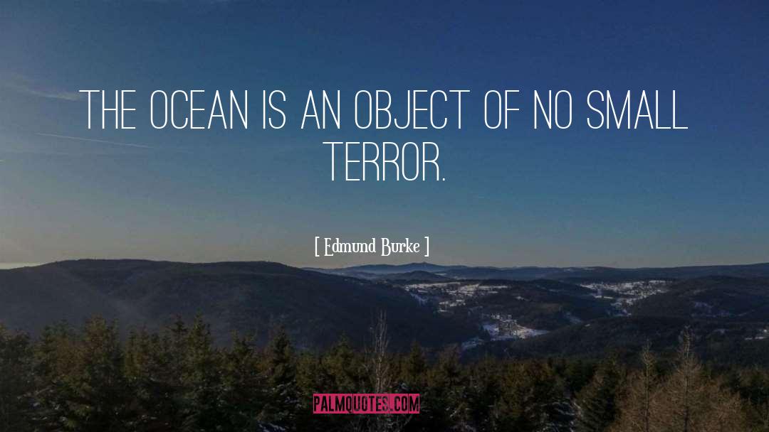 Edmund Burke Quotes: The ocean is an object