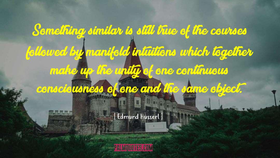 Edmund Husserl Quotes: Something similar is still true