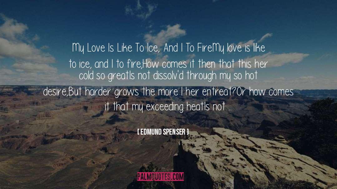 Edmund Spenser Quotes: My Love Is Like To