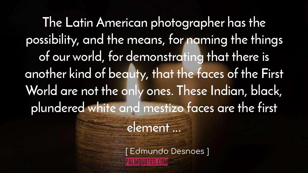 Edmundo Desnoes Quotes: The Latin American photographer has