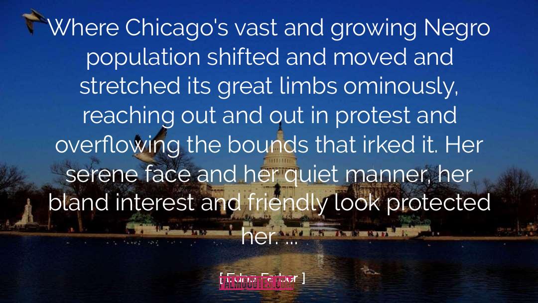 Edna Ferber Quotes: Where Chicago's vast and growing