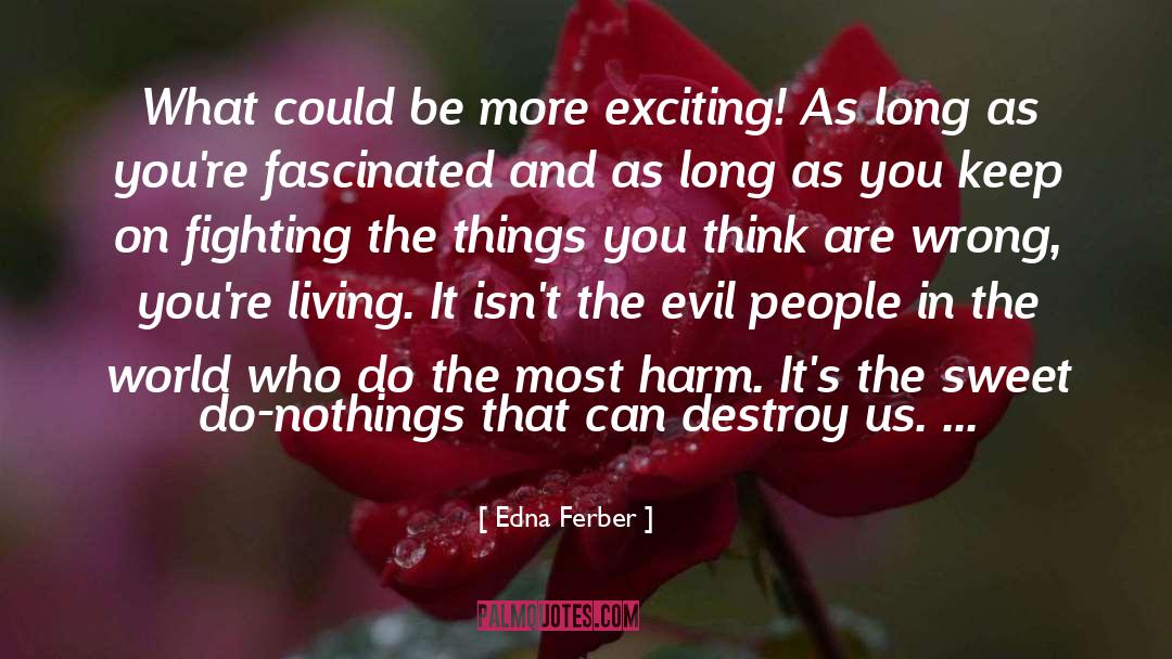 Edna Ferber Quotes: What could be more exciting!