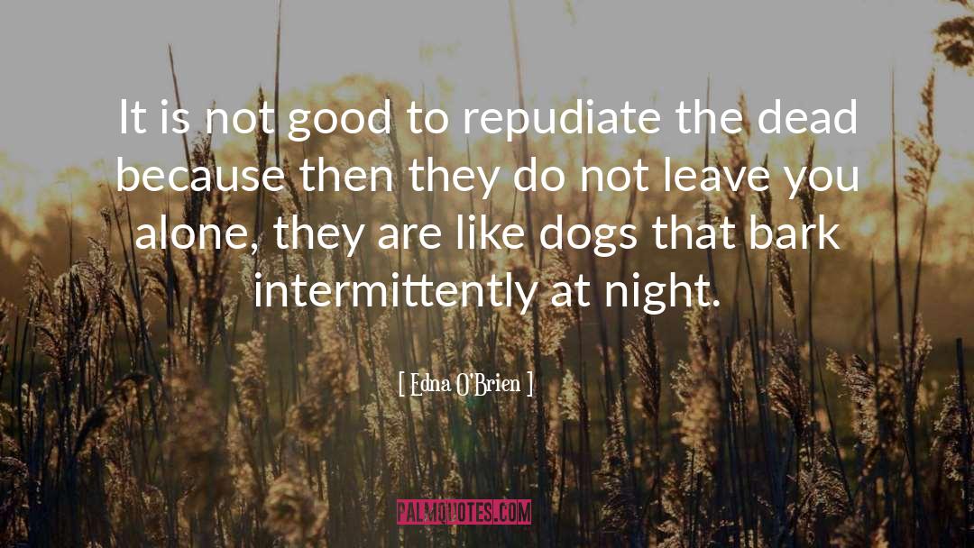 Edna O'Brien Quotes: It is not good to