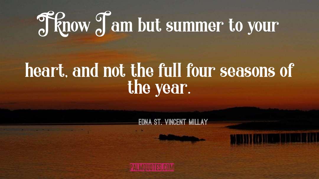 Edna St. Vincent Millay Quotes: I know I am but