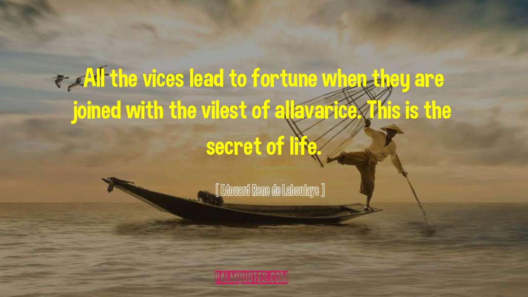 Edouard Rene De Laboulaye Quotes: All the vices lead to