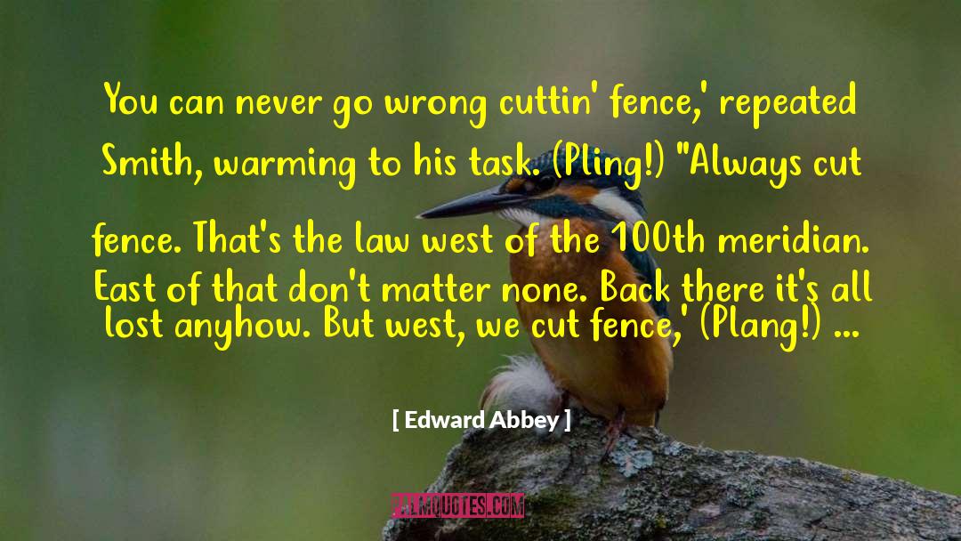 Edward Abbey Quotes: You can never go wrong