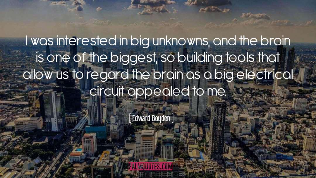 Edward Boyden Quotes: I was interested in big