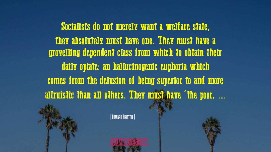 Edward Britton Quotes: Socialists do not merely want