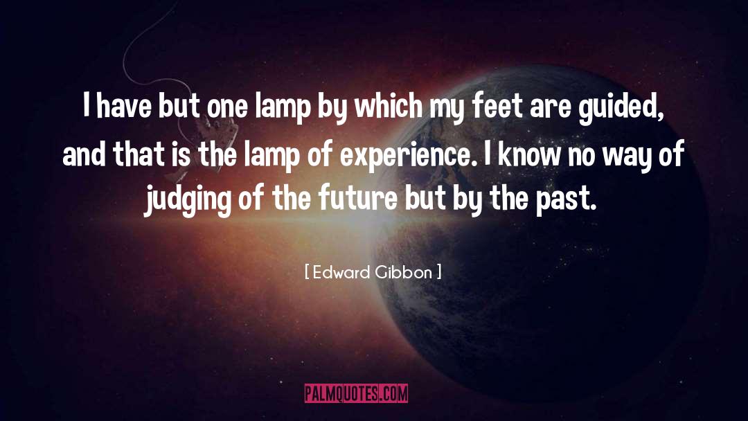 Edward Gibbon Quotes: I have but one lamp