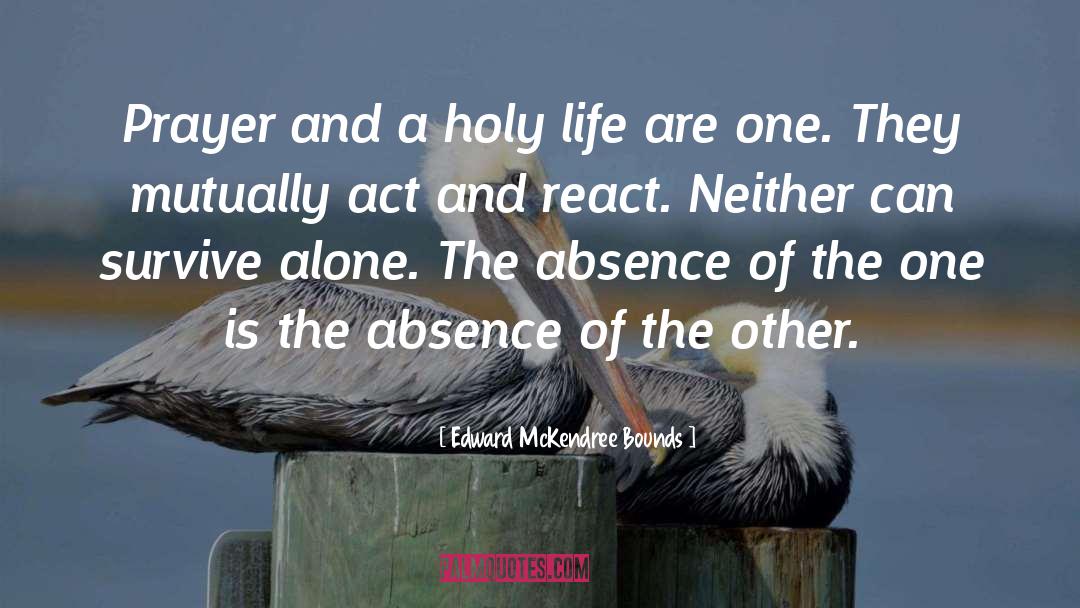 Edward McKendree Bounds Quotes: Prayer and a holy life