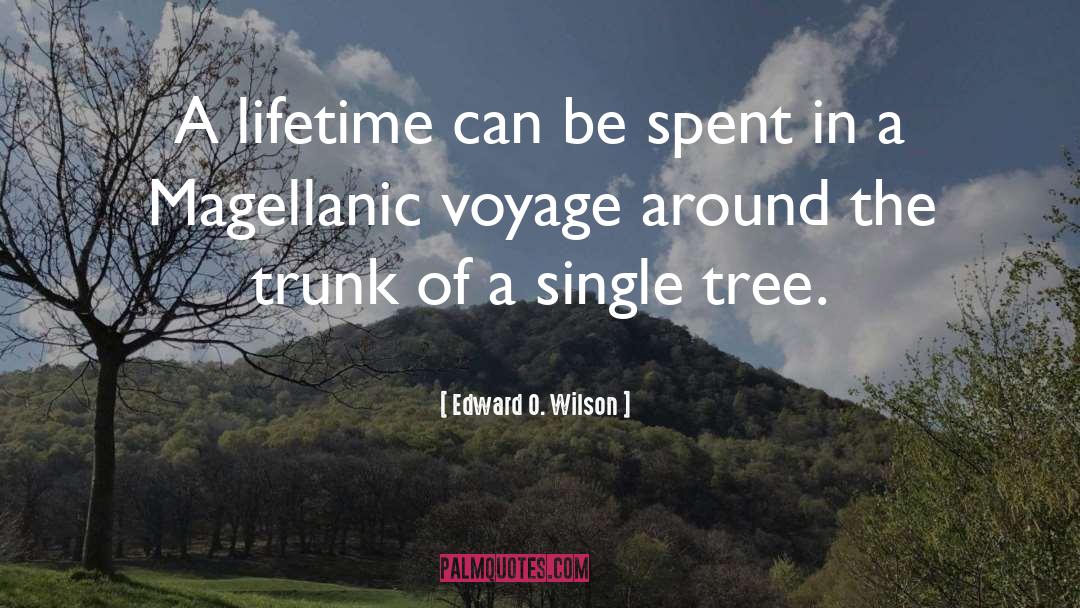 Edward O. Wilson Quotes: A lifetime can be spent