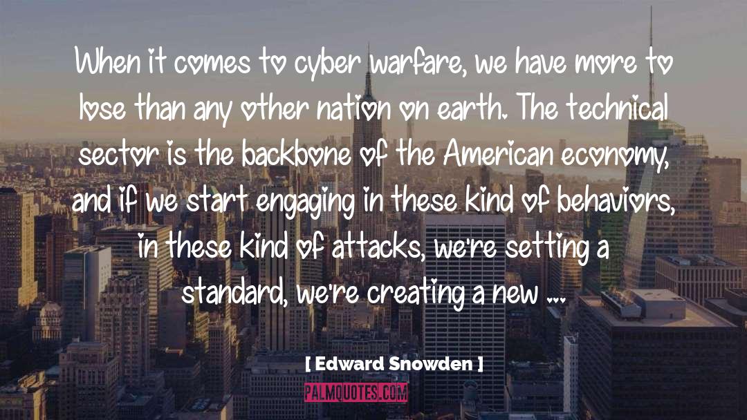 Edward Snowden Quotes: When it comes to cyber