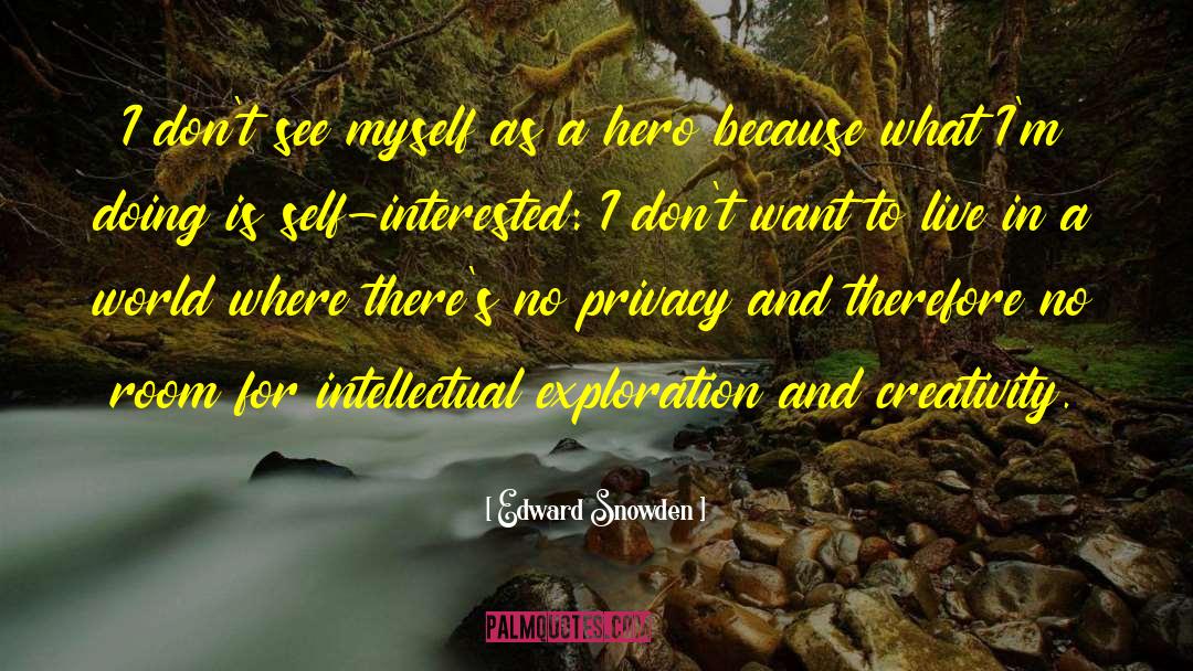 Edward Snowden Quotes: I don't see myself as