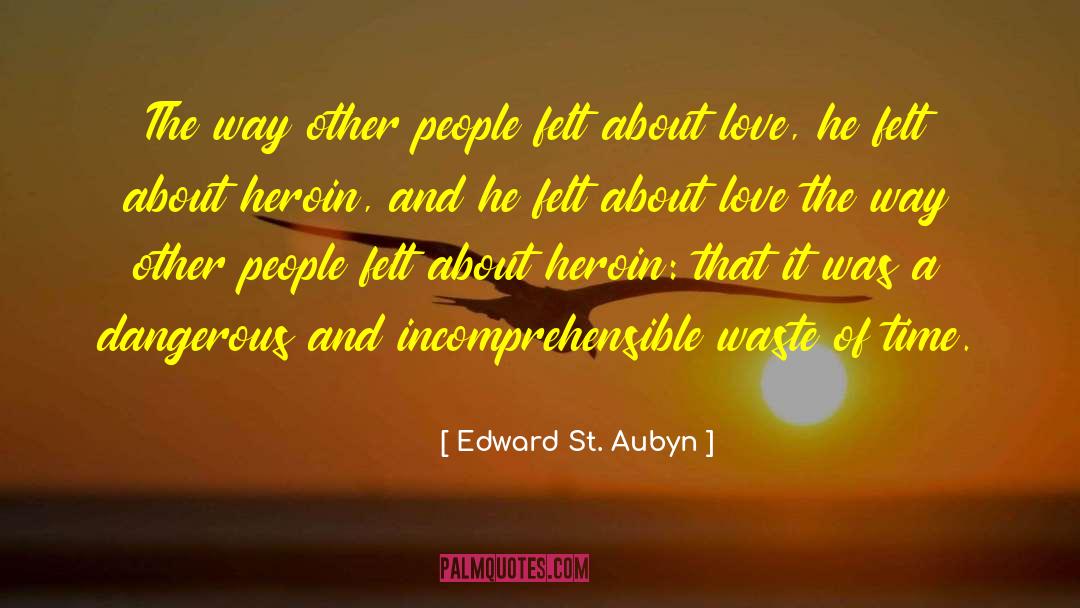 Edward St. Aubyn Quotes: The way other people felt