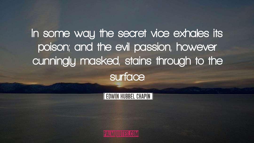 Edwin Hubbel Chapin Quotes: In some way the secret