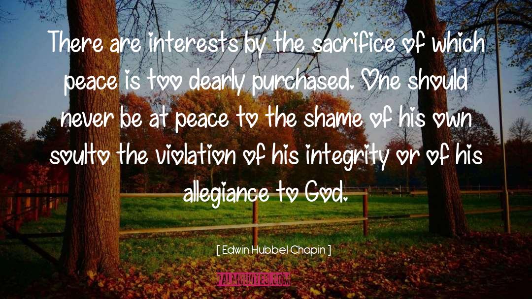 Edwin Hubbel Chapin Quotes: There are interests by the