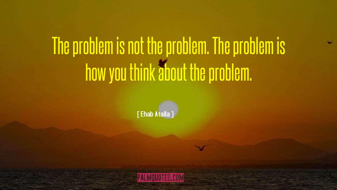 Ehab Atalla Quotes: The problem is not the