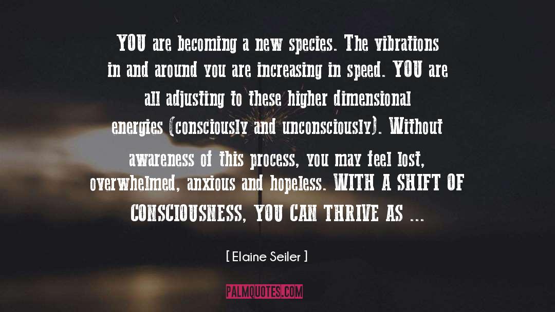 Elaine Seiler Quotes: YOU are becoming a new