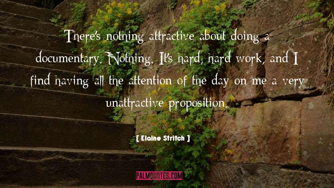Elaine Stritch Quotes: There's nothing attractive about doing