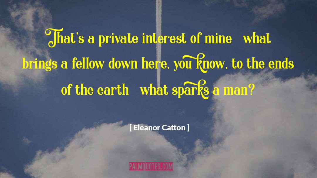 Eleanor Catton Quotes: That's a private interest of