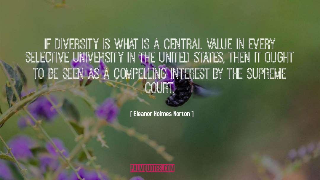 Eleanor Holmes Norton Quotes: If diversity is what is