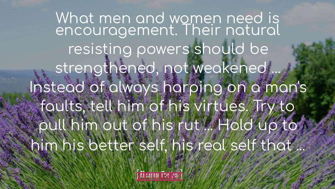 Eleanor Porter Quotes: What men and women need