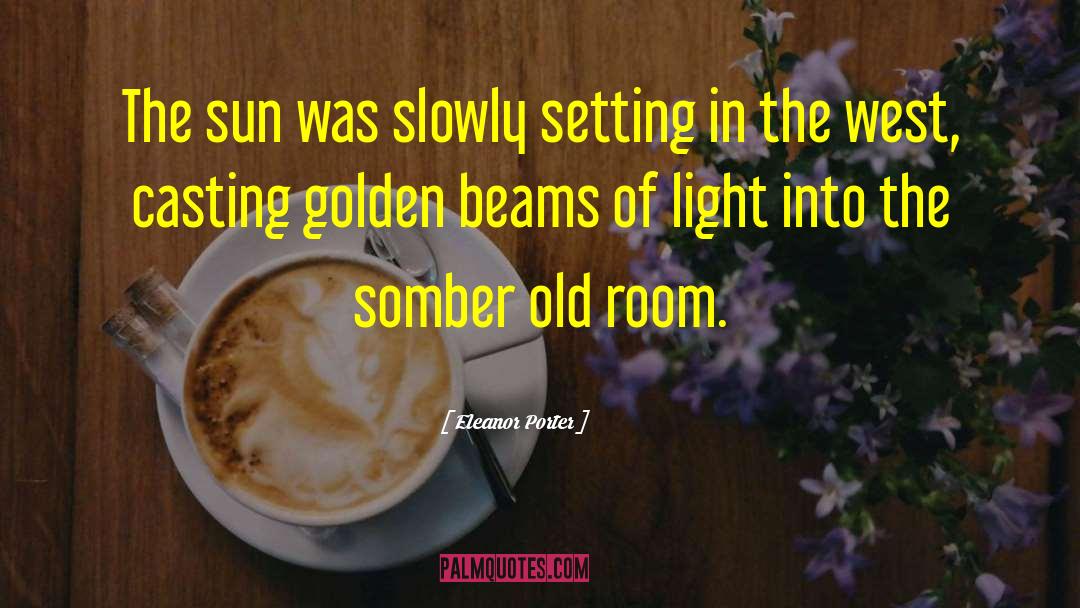 Eleanor Porter Quotes: The sun was slowly setting