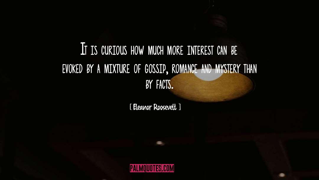 Eleanor Roosevelt Quotes: It is curious how much