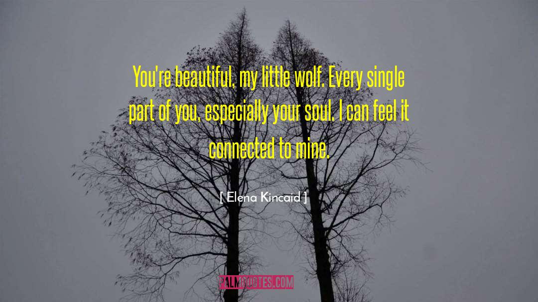 Elena Kincaid Quotes: You're beautiful, my little wolf.