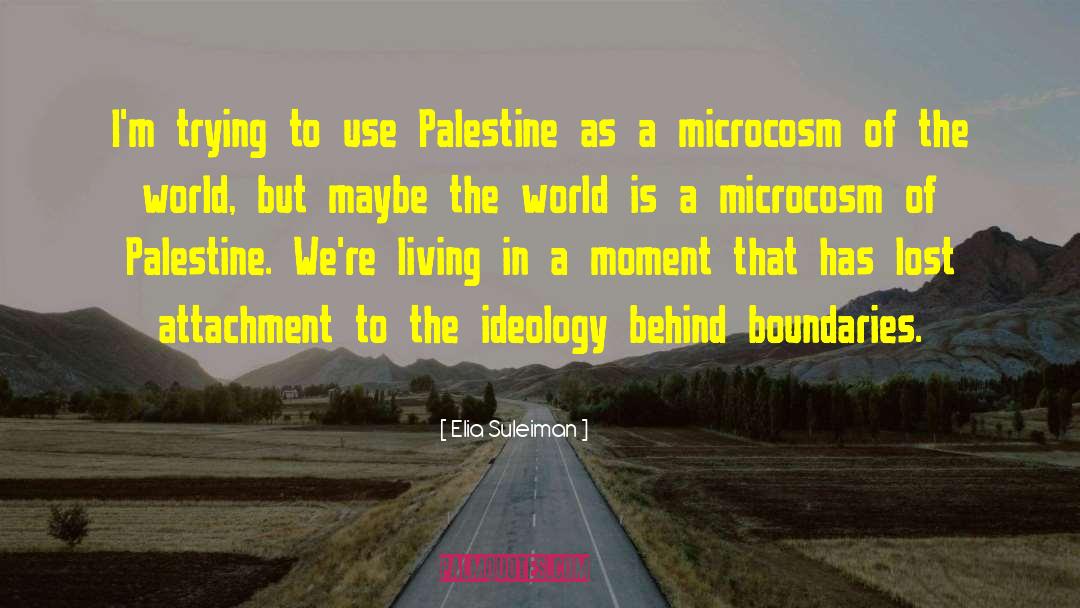 Elia Suleiman Quotes: I'm trying to use Palestine